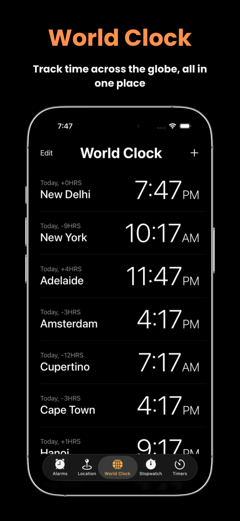 World clock